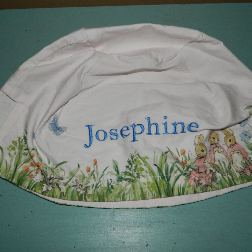 Pottery Barn Kids Flopsy Peter Rabbit Easter Basket Liner Sz S "Josephine" (V-6)